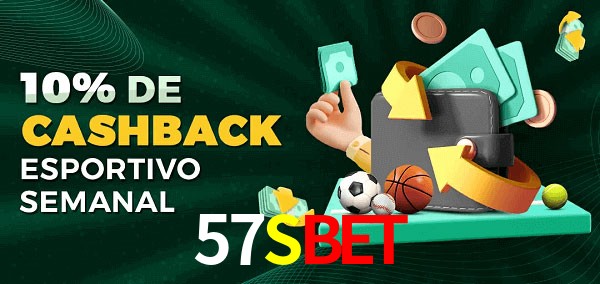 10% de bônus de cashback na 57Sbet